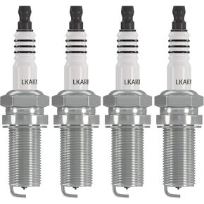 Iridium Platinum Spark Plugs 4 Pack Compatible with Nissan Altima 07-13, Rogue, Rogue Select, Sentra, Versa, Versa Note, Frontier, NV200 & with City Express, LKAR6AIX-11 9029