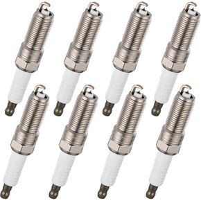 BDFHYK 4024128344 Iridium Spark Plugs Compatible with 2014-2020 Chevy Silverado 1500 5.3L V8, 2014-2020 Chevy Silverado 1500 6.2L V8, Set of 8