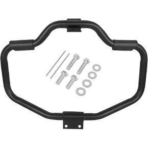 واقي المحرك من Worldmotop Highway Crash Bar متوافق مع Harley Sportster Roadster Iron XL1200 XL883 2004-2018 (كروم)