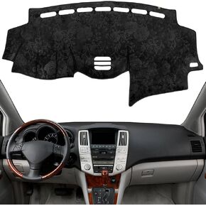 KEYOOG Dashboard Cover Dash Mat Fit for 2009-2004 Le-xus RX,06-04 RX330,09-07 RX350,08-06 RX400h,Car Dash Board Mat Anti-Glare Carpet,Non-Slip Pad Sunshield Protector (Flannel)