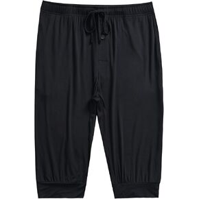 Esenchel Men's Bamboo Viscose Jogger Capri Pajama Pants