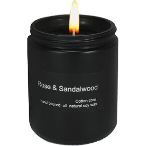 Scented Candle Cedar,7oz 45Hour Burn,Gifts for Women, Spring Candles, Black Jar Candle,Soy Candle,Reusable Candles Gifts,for Men and Women Candles Gifts (Cedar, 7oz)