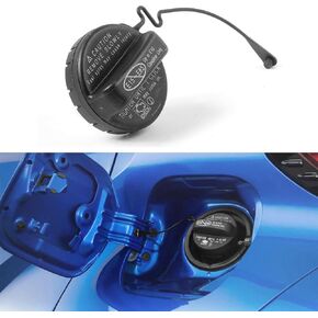 1 PC 77300-06040 Fuel Tank Cap Replacement for Corolla Camry Vios, Gas Cap Cover Assembly for 4Runner Avalon Highlander FJ Land Cruiser Matrix Sequoia Sienna Tundra Yaris (Black)