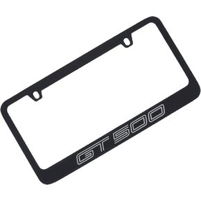 Engraved License Plate Frame for Ford GT500 (Black) (9063269)