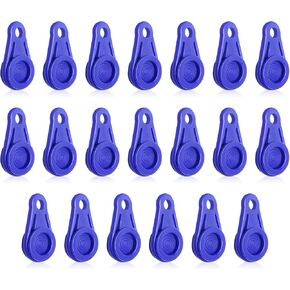 20 Pcs Tarp Grabbers Tarp Clip Movable Snaps Clip for Outdoor Camping Awning, Banner, Cover, Tarps and Plastic Sheeting(Black)