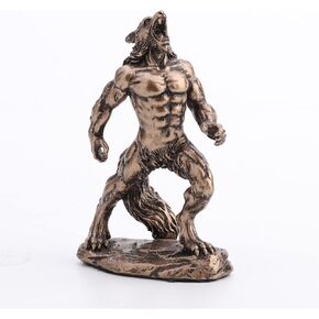 Unicorn Studios Veronese Design 3 1/4" Lycanthrope Werewolf Moon Howl Miniature Resin Figurine