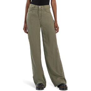 KUT from the Kloth Women's Sienna Super Wide Leg in Olive