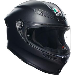 AGV K6 S Solid Motorcycle Helmet Matte Black XS