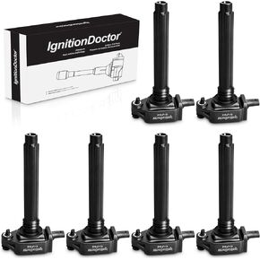 Ignition Coil Pack of 6 Compatible with Dodge Charger Durango Journey RAM Je ep Cherokee Wrangler Chrysler 300 200 Town & Country Volkswagen Routan 2011-2016 3.6L V6 UF648