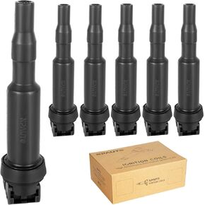 Ignition Coil Pack compatible with BMW 325i 328i 335i 325ci 330ci 525i 528i 530i 535i 545i 650i X3 X5 M3 M5 M6 Z4 mini cooper 2002 2003 2004 2005 2006 2007 2008 2009 2010 2012 2013 2014, 0221504470