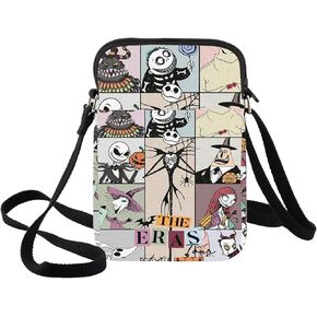 BWWKTOP Jack Shoulder Bag Sally Fans Gift Nightmare Tour Santa Crossbody Bags Oogie Gift Mayor & Lock & Zero Dog Merchandise