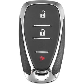 X AUTOHAUX 3 Button Car Keyless Entry Remote Control Replacement Key Fob Proximity Smart Fob HYQ4EA for Chevy Traverse 2018-2020 433MHz 46 Chip