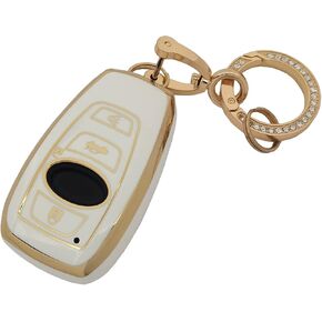 for Subaru Key Fob Cover with Keychain Soft TPU Full Protection Car Key Case Cover Compatible with Forester CrossTrek Outback WRX Ascent BRZ Impreza Legacy (Green) in Kuwait