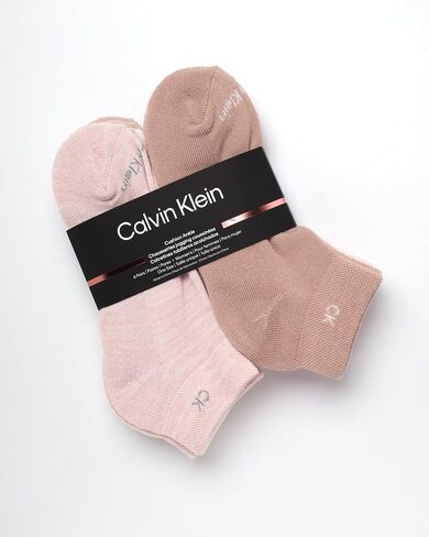 Calvin Klein Women's Quarter Socks - 6 Pack Cushioned Athletic Ankle Socks for Women - Women's Sports Socks (Size: 4-10) in Saudi Arabia
