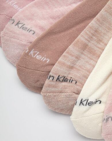 Calvin Klein Women's Quarter Socks - 6 Pack Cushioned Athletic Ankle Socks for Women - Women's Sports Socks (Size: 4-10) in Saudi Arabia