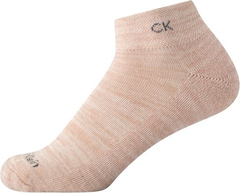 Calvin Klein Women's Quarter Socks - 6 Pack Cushioned Athletic Ankle Socks for Women - Women's Sports Socks (Size: 4-10) in Saudi Arabia