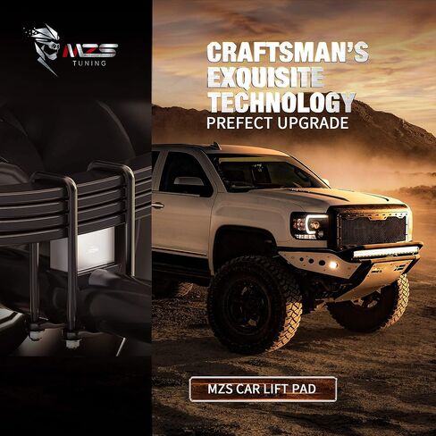 كتل الرفع الخلفية MZS لتاكوما، مجموعة التسوية الخلفية للرفع الخلفي مقاس 1 بوصة متوافقة مع 1995-2024 Tacoma 2WD 4WD مع مسامير U in Kuwait