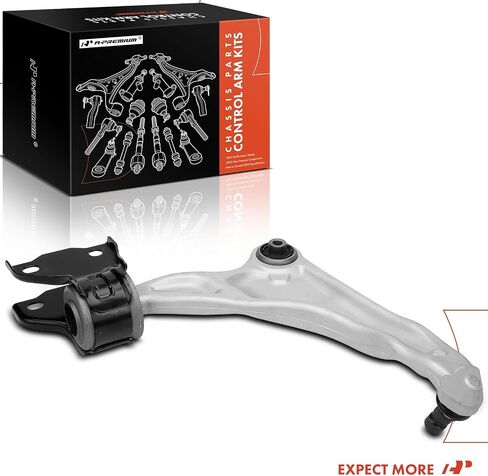 ذراع التحكم السفلي الأيسر الأمامي A-Premium، مع وصلة كروية وبطانة، متوافق مع Land Rover Range Rover Evoque 2012-2018 in Saudi Arabia