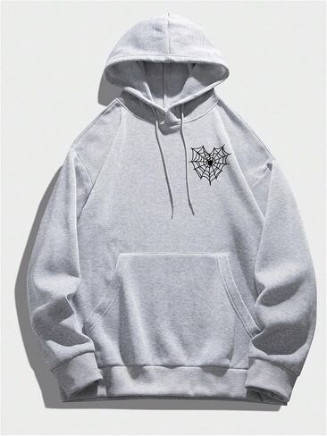 GORGLITTER Men's Y2K Graphic Hoodies Oversized Long Sleeve Hooded Sweatshirts Tops in Saudi Arabia