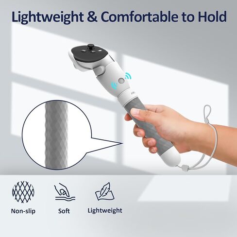 Ambison Handle Attachments for Meta/Oculus Quest 3 Controller Accessories,VR Game Gorilla Tag Long Arms Sticks,Beat Saber Handles Extension Grips in Saudi Arabia