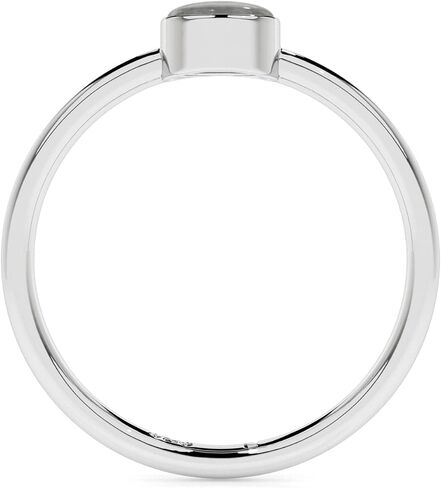 Natural Labradorite Stackable Ring for Women in Sterling Silver, November Birthstone Handcrafted Jewelry Gifts for Her (Round, Oval, Pear) in Kuwait