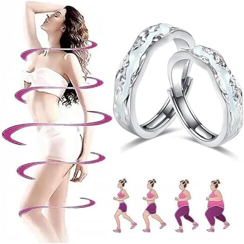 Lymphatic Drainage Ring For Men Women, Titanium Ion Luminous Unclog Bloodstream And Lymph Nodes Adjustable Gift Jewelry in Kuwait