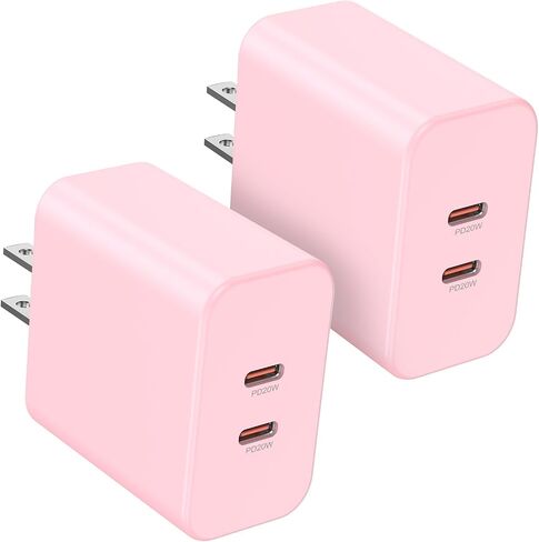 Susnwere GaN USB C Wall Charger Plug,36W Dual Port Type c Fast Charger Block,Super PD 3.0 Power Delivery Adapter for Laptop Computer & Tablets/Phones (iPhone 15/14/13/12/11/X, iPad, Samsung, Google in Kuwait