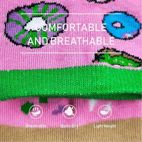 Fun Socks Funny Socks for Women Cute Novelty Socks Crew Socks Spotted pattern Cotton Socks Valentines Day Gift for Women/Men in Saudi Arabia