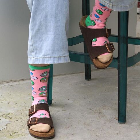 Fun Socks Funny Socks for Women Cute Novelty Socks Crew Socks Spotted pattern Cotton Socks Valentines Day Gift for Women/Men in Saudi Arabia