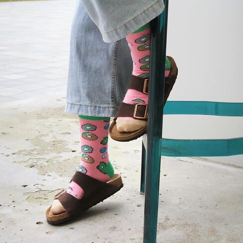 Fun Socks Funny Socks for Women Cute Novelty Socks Crew Socks Spotted pattern Cotton Socks Valentines Day Gift for Women/Men in Saudi Arabia