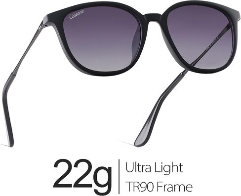 Polarized Classic Round Style Sunglasses TR90 Frame Plastic Lenses For Men Women 100% UV400 Protection in Saudi Arabia
