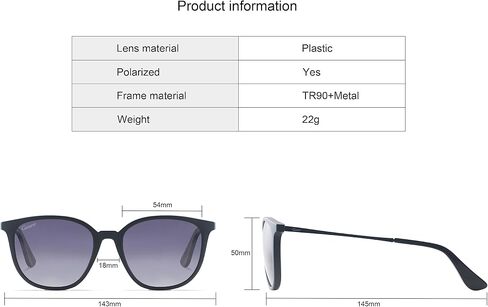 Polarized Classic Round Style Sunglasses TR90 Frame Plastic Lenses For Men Women 100% UV400 Protection in Saudi Arabia