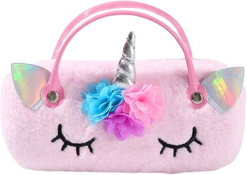 حافظة نظارات صلبة من القطيفة، حقيبة تخزين المكياج، حقيبة نظارات شمسية محمولة ذات هيكل صلب بمقبض in Kuwait