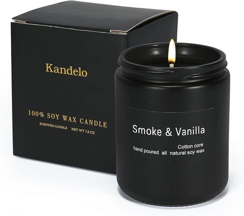 Scented Candle Cedar,7oz 45Hour Burn,Gifts for Women, Spring Candles, Black Jar Candle,Soy Candle,Reusable Candles Gifts,for Men and Women Candles Gifts (Cedar, 7oz) in Kuwait