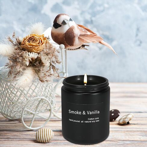 Scented Candle Cedar,7oz 45Hour Burn,Gifts for Women, Spring Candles, Black Jar Candle,Soy Candle,Reusable Candles Gifts,for Men and Women Candles Gifts (Cedar, 7oz) in Kuwait