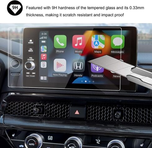 2017-2023 CRV EX EX-L Touring 7 Inch Car Navigation Screen Protector, Scratch-Resistant Ultra HD in-Dash Clear Tempered Glass Screen 9H Hardness 0.33mm in Saudi Arabia