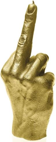 Candellana Finger Candle, Hand-Gesture, Realistic, Modern Home Decor (Gold) in Saudi Arabia