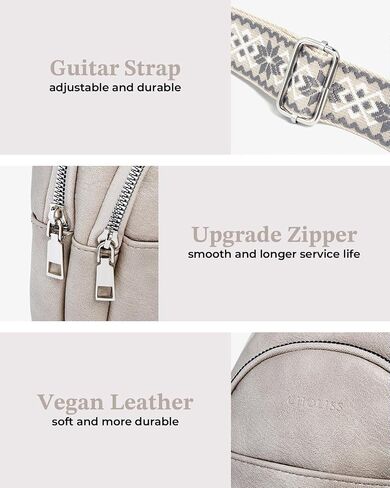 CHOLISS Small Sling Bag for Women Leather Crossbody Fanny Packs Chest Bag for Women in Kuwait