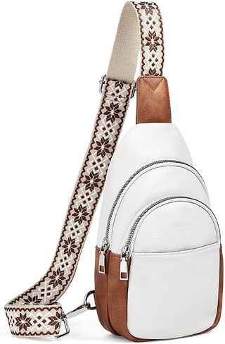 CHOLISS Small Sling Bag for Women Leather Crossbody Fanny Packs Chest Bag for Women in Kuwait