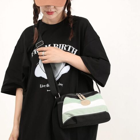 Crossbody Bag for Women Small Canvas Lightweight Crossbody Purses Shoulder Bag in Kuwait