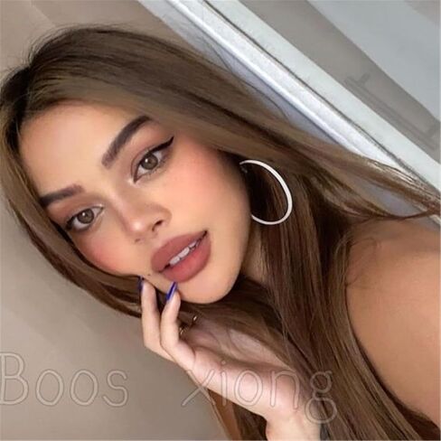 80s النيون هوب الأقراط للنساء الملونة ماتي هوب الأقراط خفيفة الوزن كبيرة الكلاسيكية دائرة كبيرة هوب الأقراط الرجعية النيون الأقراط 80's الرجعية زي حزب الملحقات in Kuwait