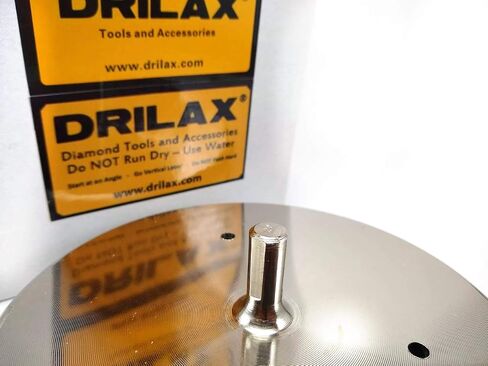 6 inch Diamond Hole Saw Drill Bit Ceramic Porcelain Glass, Tiles, Marble, Granite, Quartz, Plaster Ceiling Walls Coated Core Holesaw DIY True 6 Inches in Kuwait