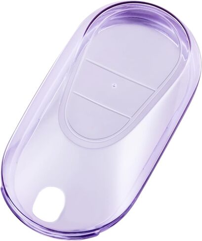 OFFCURVE Transparent Key fob Cover Fits for Mercedes Benz TPU Smart Key Case Car Key Shell Protector for 2020-2022 Mercedes Benz S-Class C-Class,Purple in Saudi Arabia
