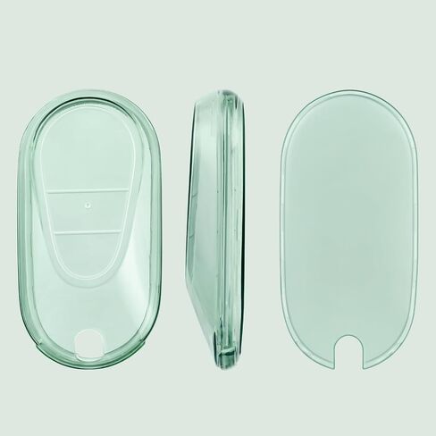 OFFCURVE Transparent Key fob Cover Fits for Mercedes Benz TPU Smart Key Case Car Key Shell Protector for 2020-2022 Mercedes Benz S-Class C-Class,Purple in Saudi Arabia
