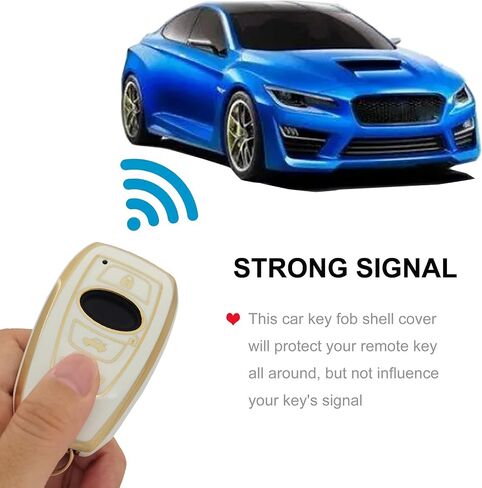 for Subaru Key Fob Cover with Keychain Soft TPU Full Protection Car Key Case Cover Compatible with Forester CrossTrek Outback WRX Ascent BRZ Impreza Legacy (Green) in Kuwait