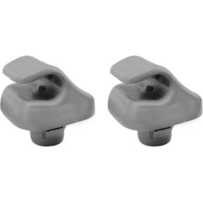 2PCS Sunvisor Clip Hook, Sun Visor Retainer Clip Replace 888217-S01-A01ZA, Compatible with Accord 1998-2007 Civic 1996-2004 CR-V 2007-2011 Element 2003-2005 Odyssey 1999-2010 (Gray)
