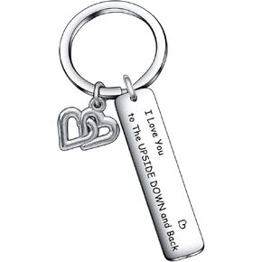 I Love You to The Upside Down and Back Jewelry for Family Friends Fans