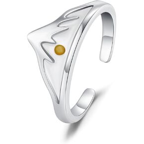 Mustard Seed/Mountain Rings for Women 925 Sterling Silver Faith Ring Jewelry Graduation Gifts for Friends