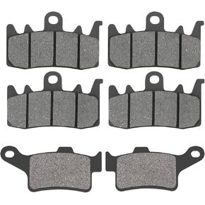 3 pairs Front & Rear Brake Pads Compatible with CAN-AM Spyder F3 S LTD SE6/SM6 Special Series Daytona 500 2015-2021 RT S LTD 3 cyl eng/6 speed/Special Series/Brembo calipers 2013-2021