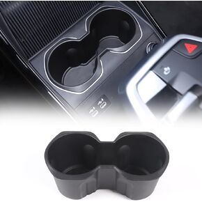 Car Cup Holder Organizer Box Compatible with BMW X1 U11 2023 2024 TPE 1PCS,Fixed Water Cup Bottom Filling Storage Tray,Central Control Auxiliary Insert Storage Accessories
